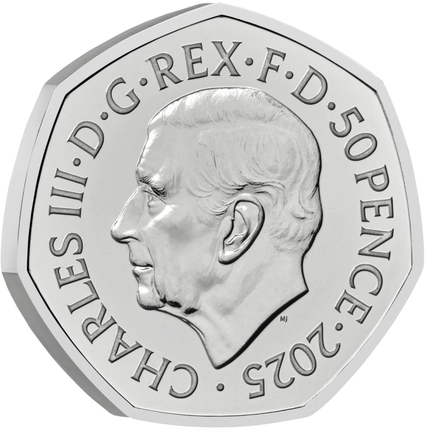 50 Pence - Charles III The Snowman obverse