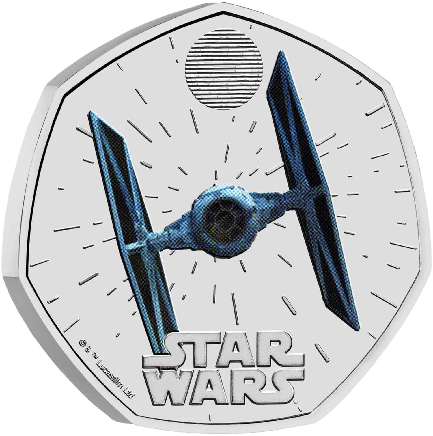 50 Pence - Charles III TIE Fighter reverse