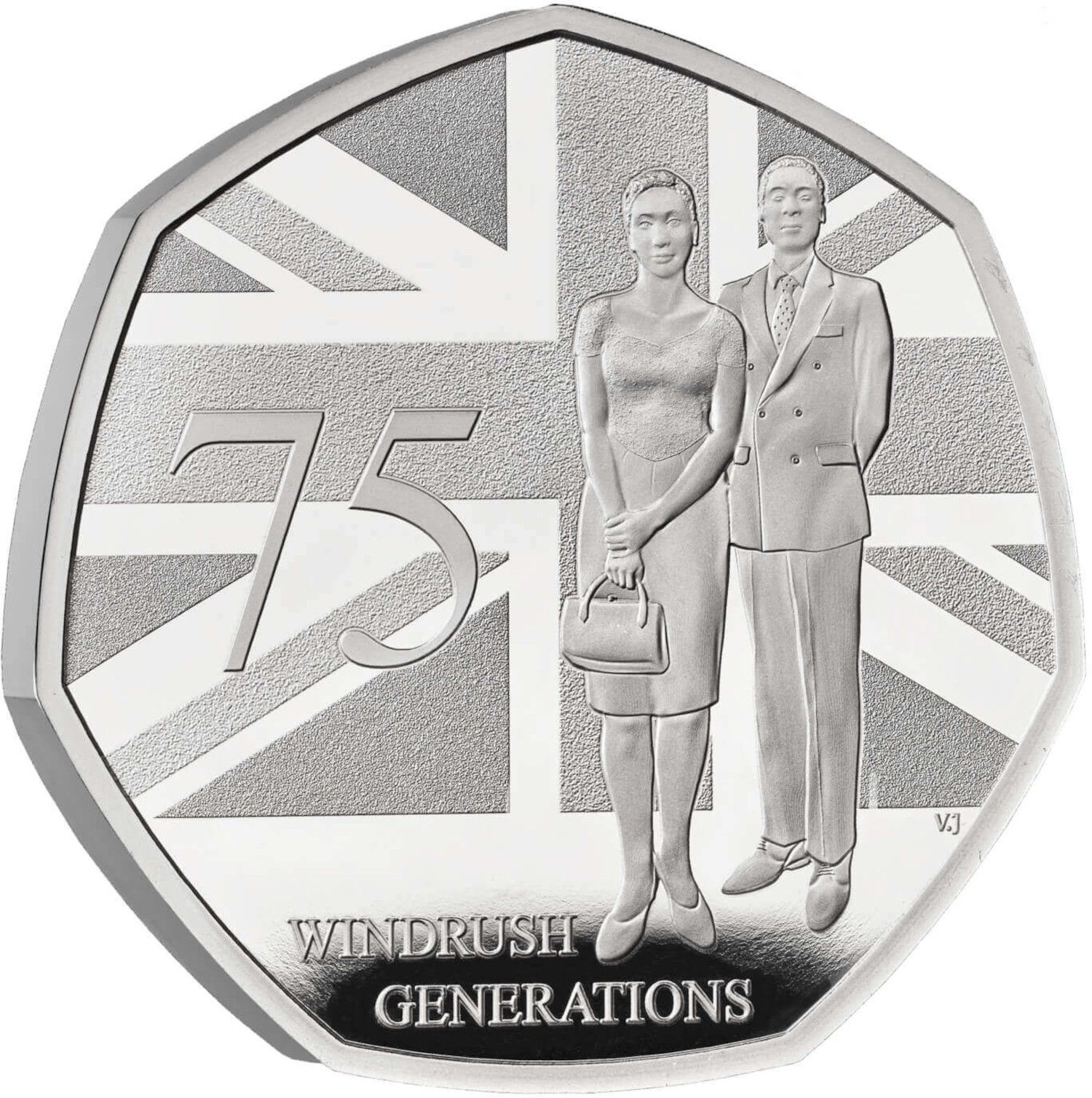 50 Pence - Charles III Windrush Generation reverse