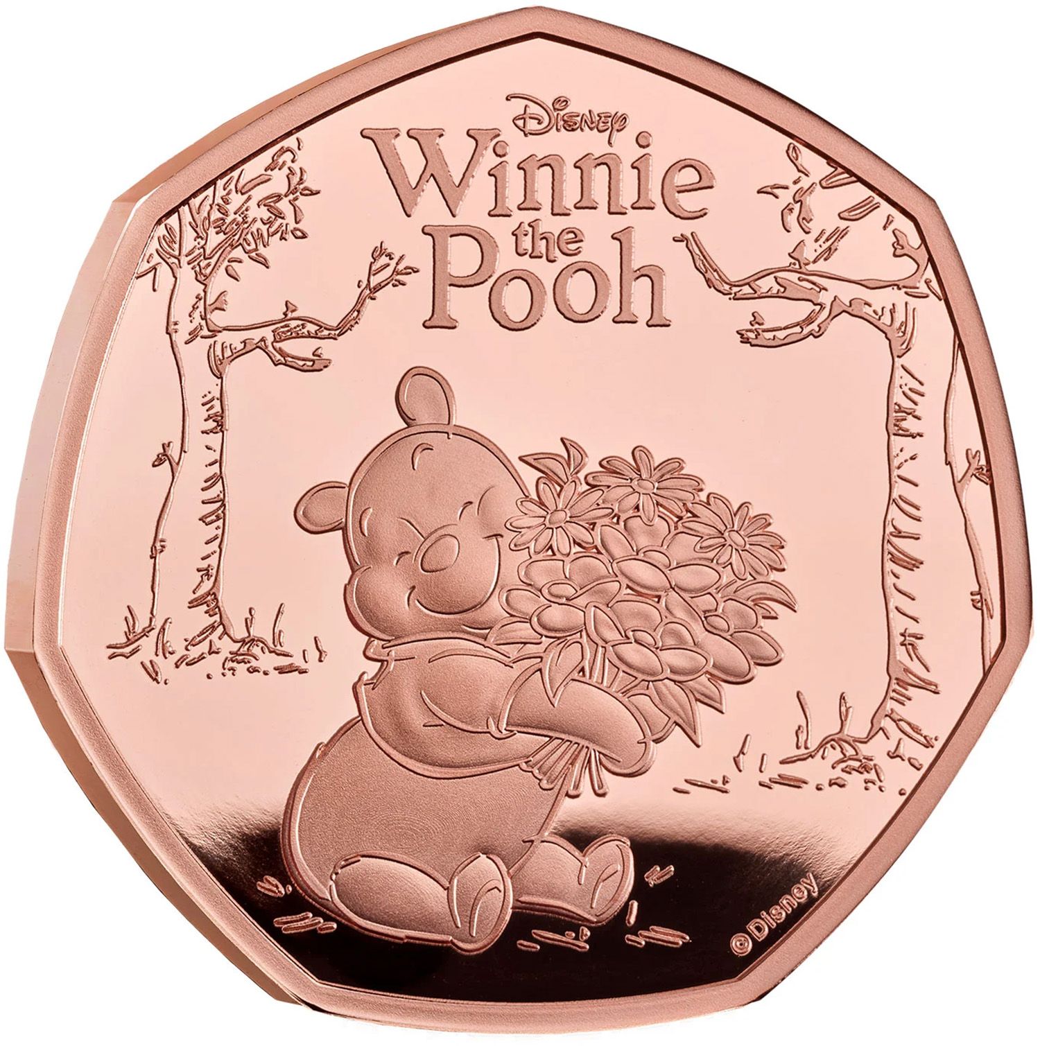 50 Pence - Charles III Winnie the Pooh - Kindness; Gold Proof