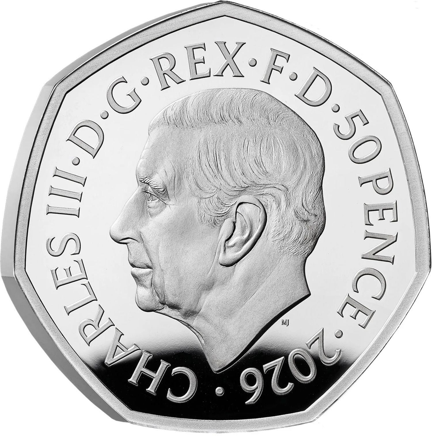 50 Pence - Charles III Winnie the Pooh - Kindness; Silver Proof obverse