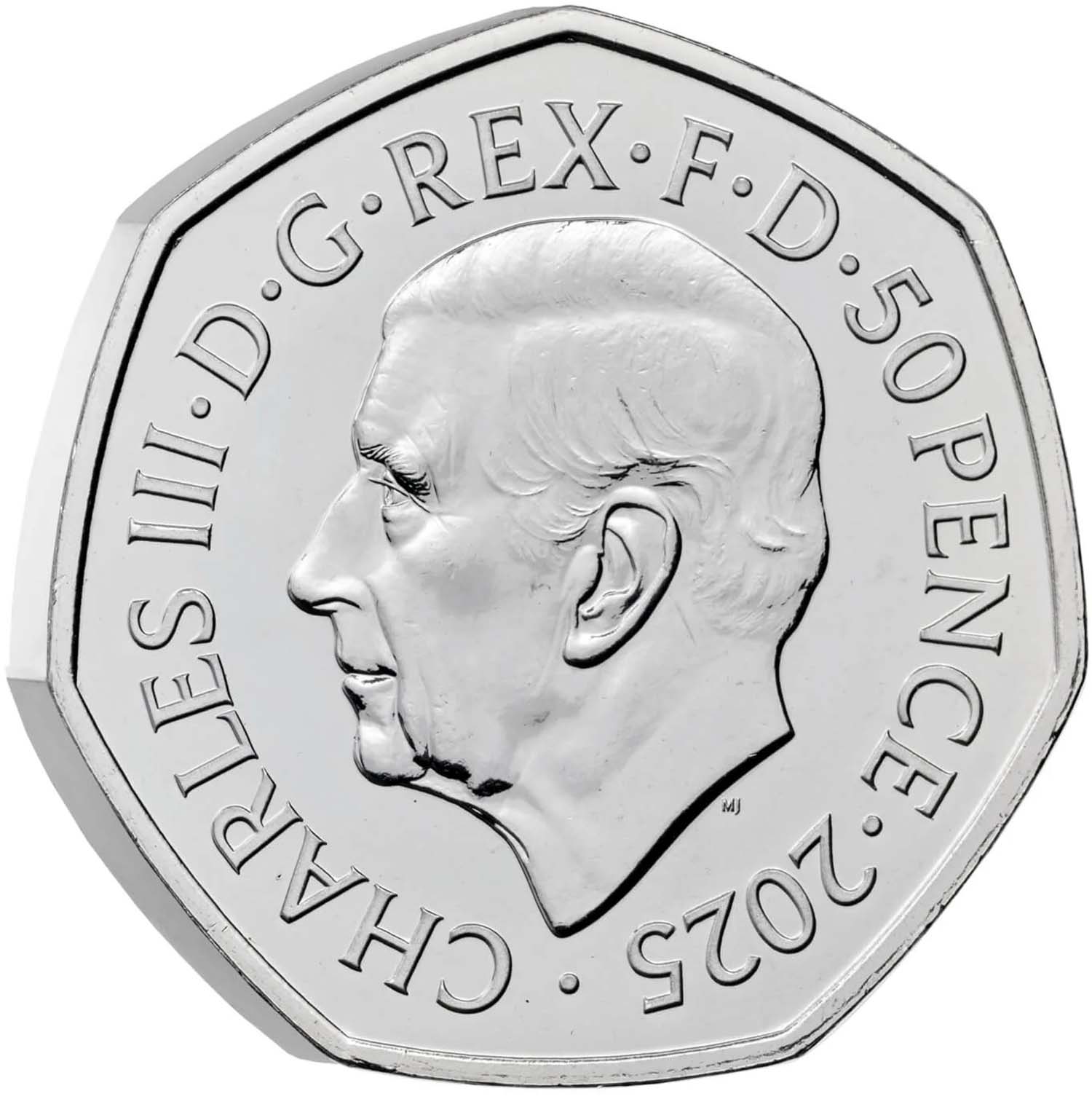 50 Pence - Charles III Zog Colour obverse