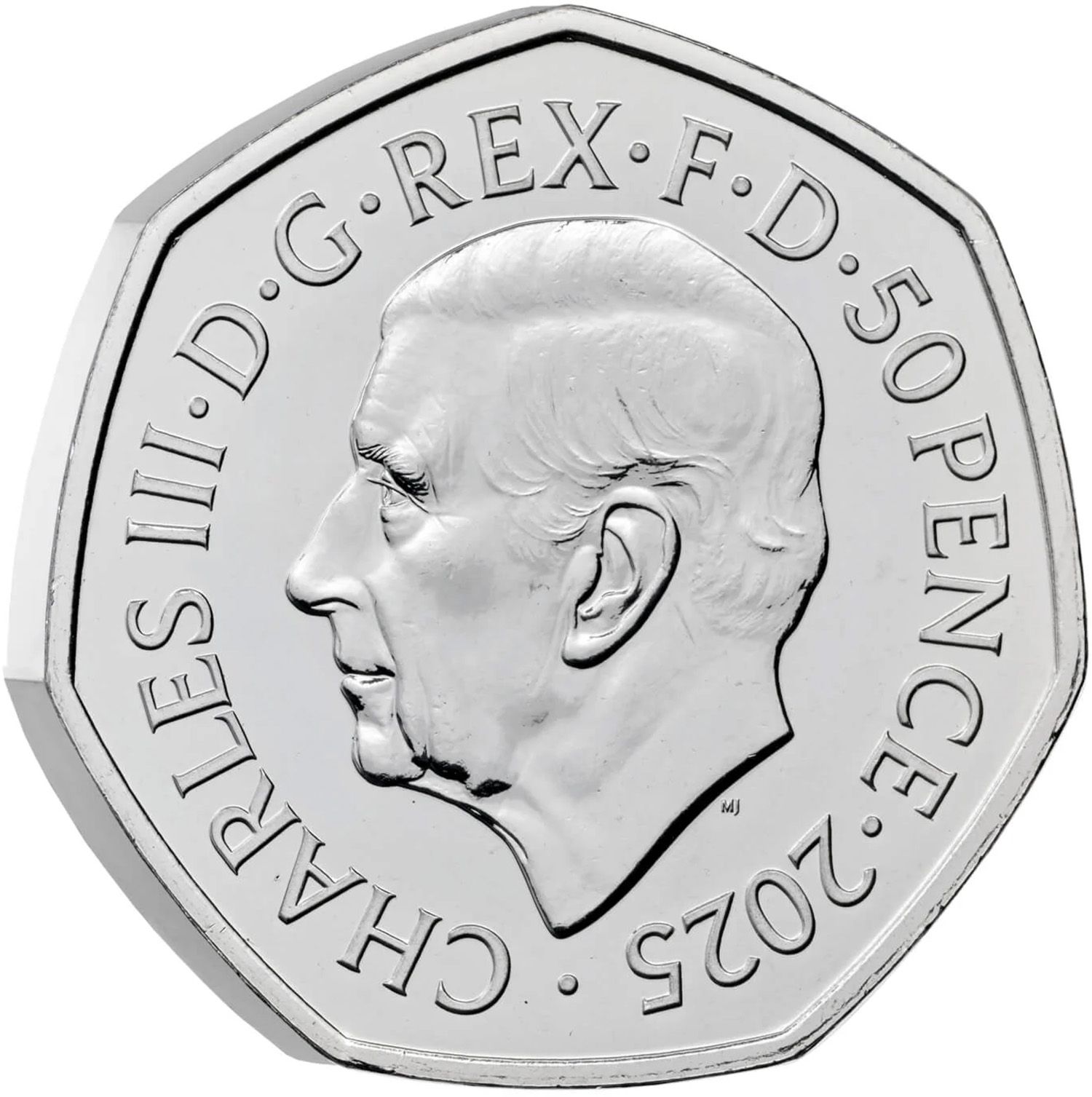 50 Pence - Charles III Zog obverse