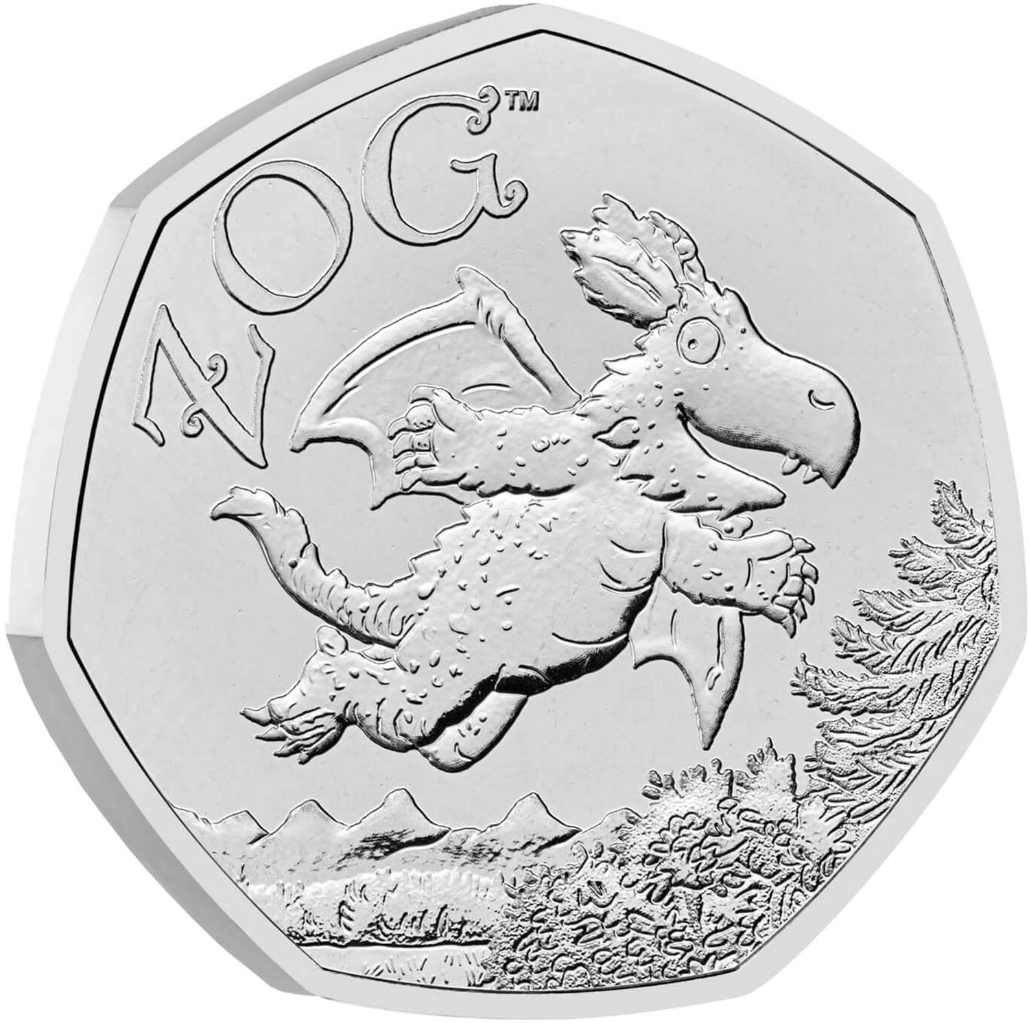 50 Pence - Charles III Zog reverse