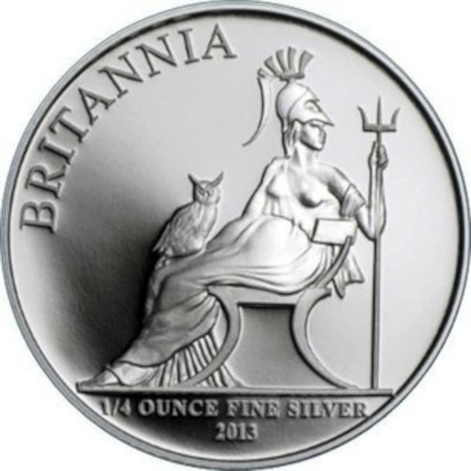 50 Pence - Elizabeth II 5th portrait; 1/4 oz Fine Silver reverse