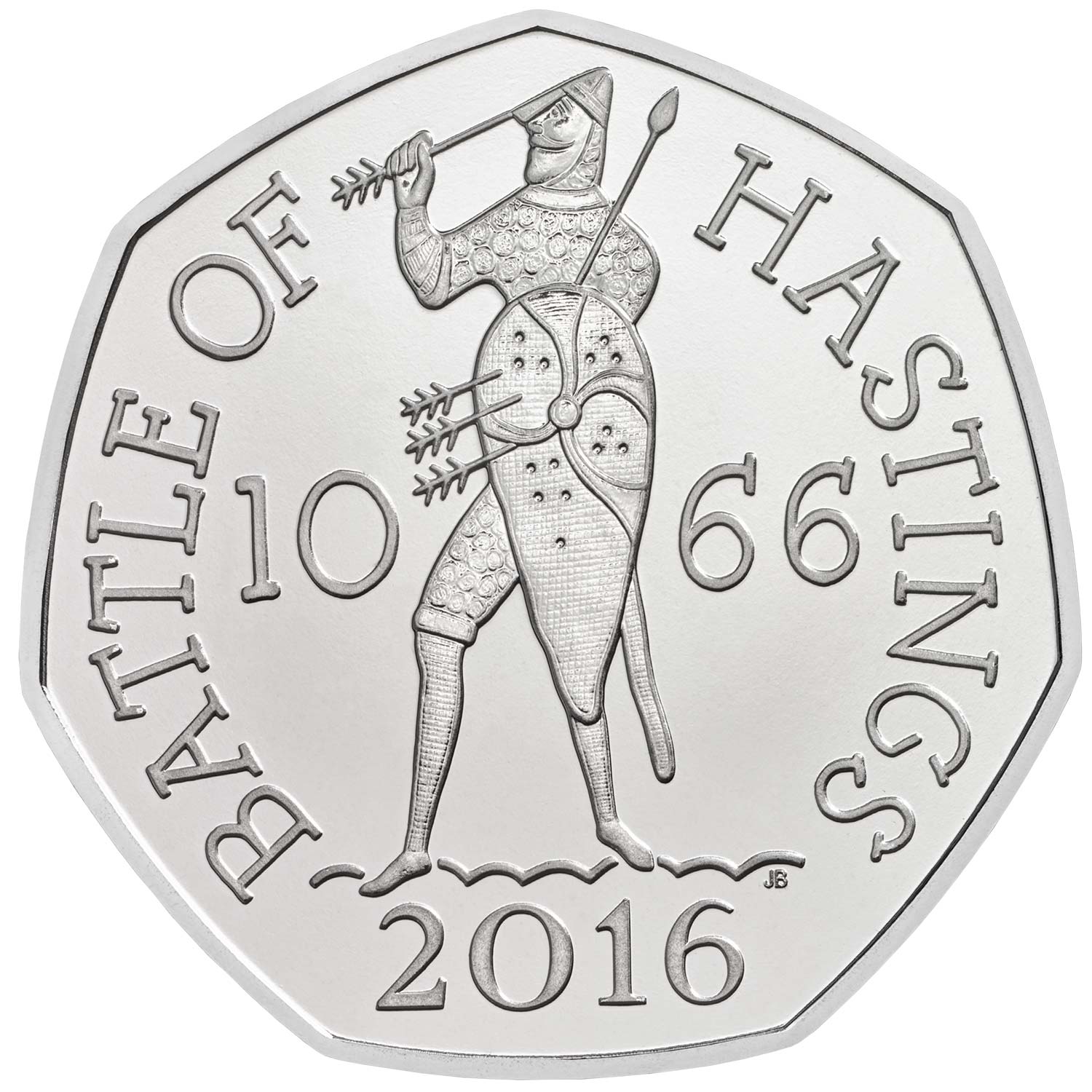 50 Pence - Elizabeth II 5th portrait; Battle of Hastings reverse