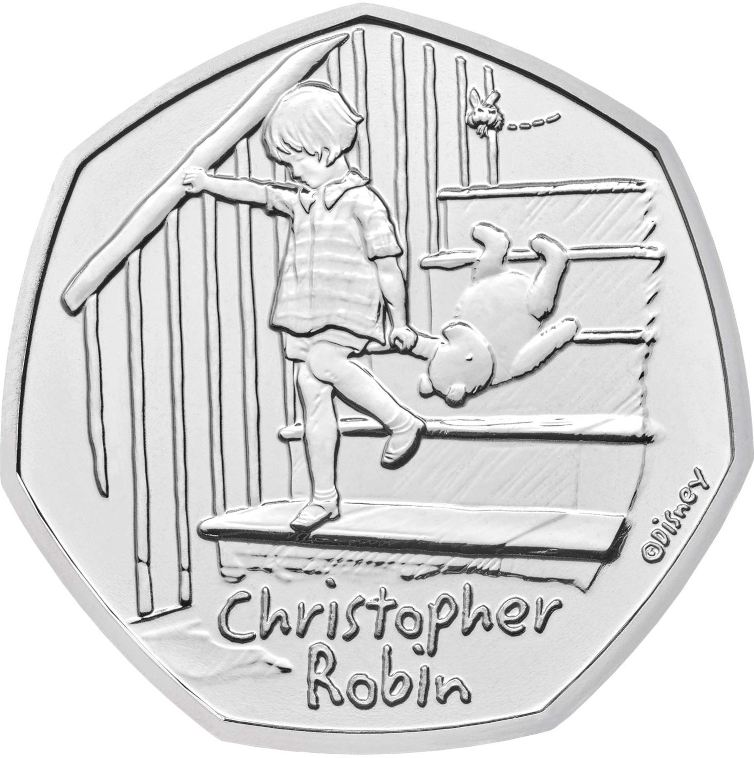 50 Pence - Elizabeth II 5th portrait; Christopher Robin reverse