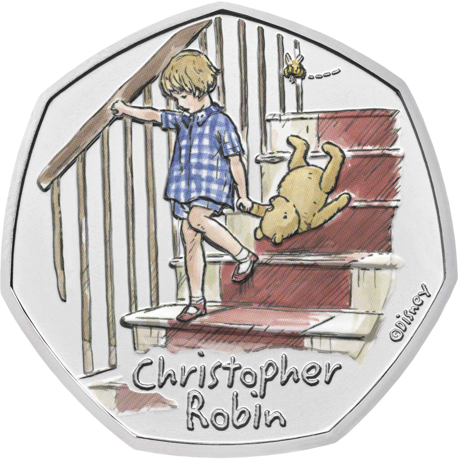50 Pence - Elizabeth II 5th portrait; Christopher Robin reverse