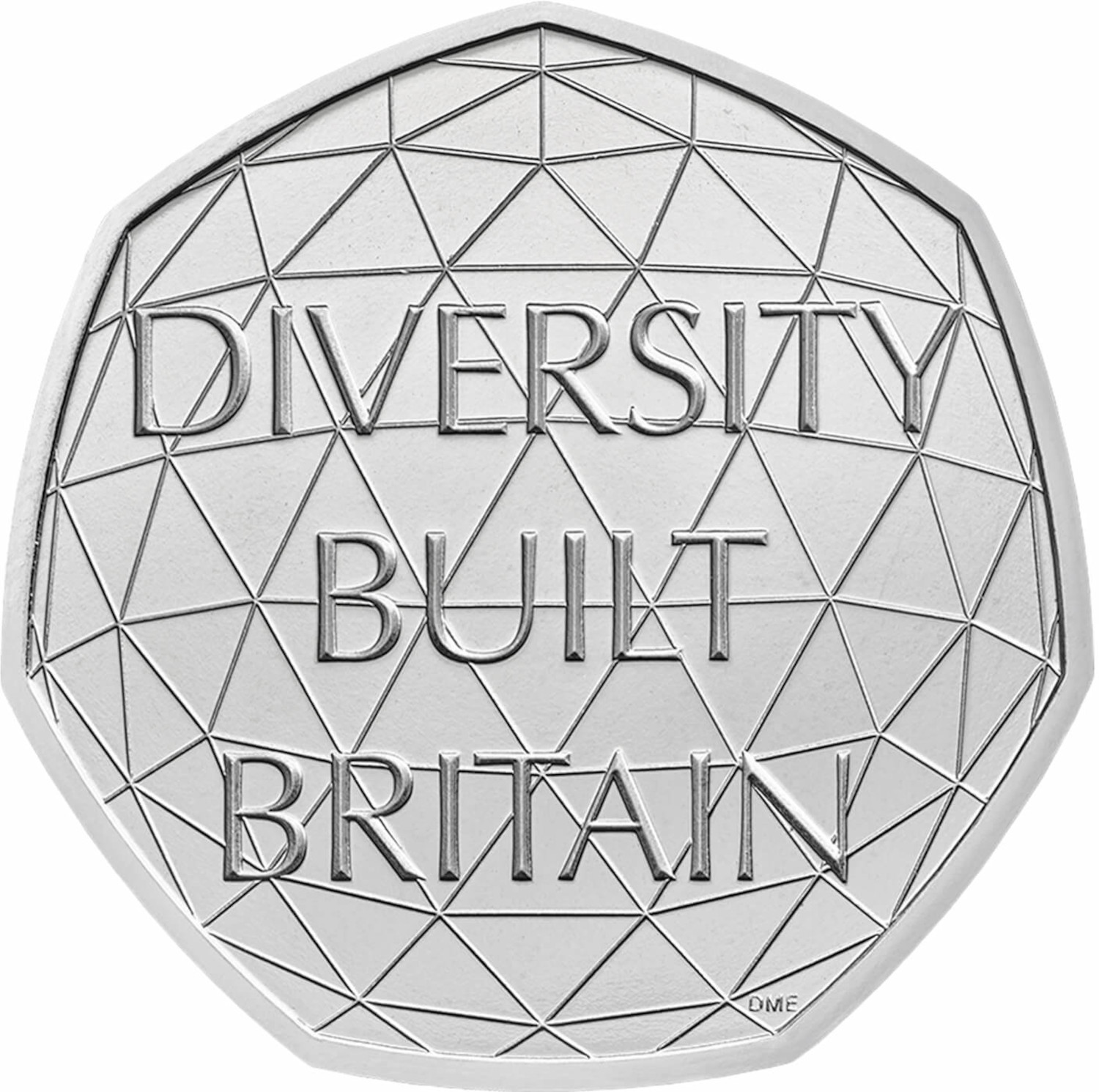 50 Pence - Elizabeth II 5th portrait; Diverse Britain reverse
