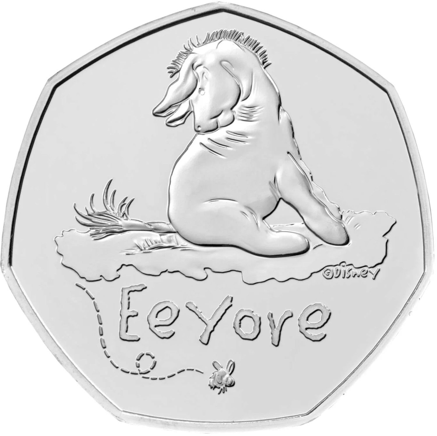 50 Pence - Elizabeth II 5th portrait; Eeyore reverse