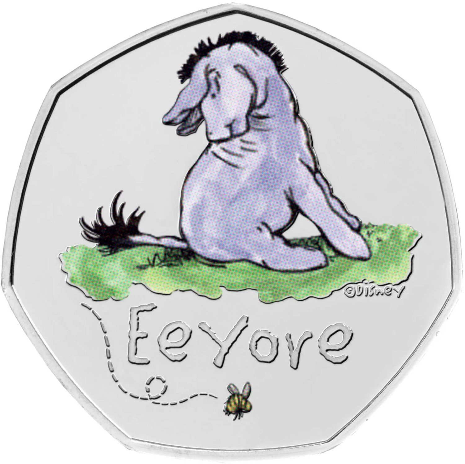 50 Pence - Elizabeth II 5th portrait; Eeyore reverse