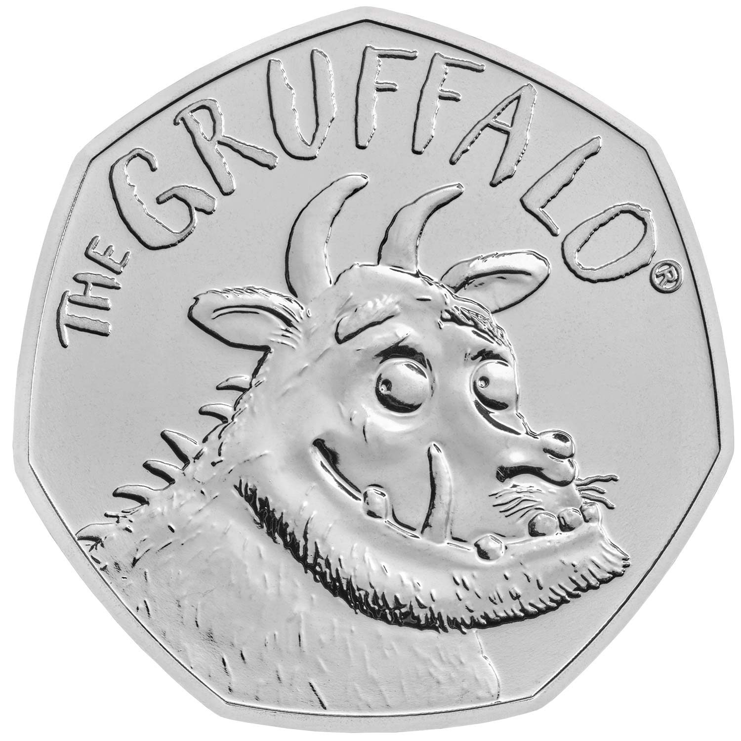 50 Pence - Elizabeth II 5th Portrait; Gruffalo reverse
