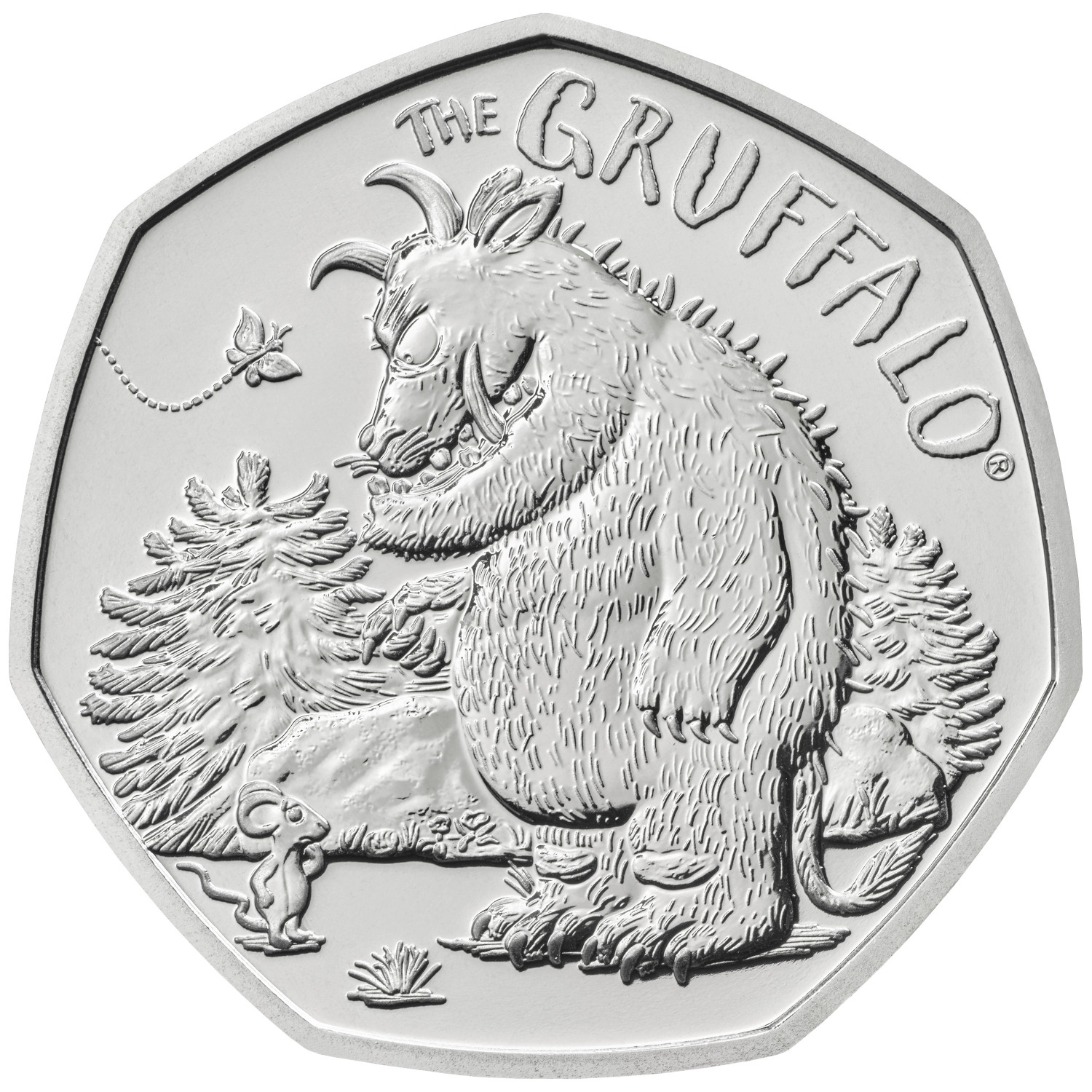 50 Pence - Elizabeth II 5th Portrait; Gruffalo and Mouse reverse