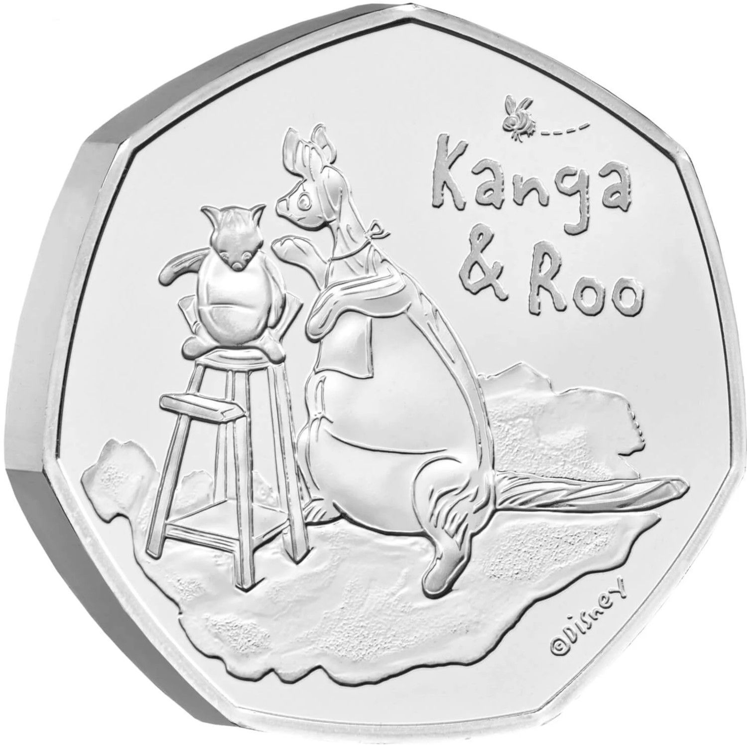 50 Pence - Elizabeth II 5th portrait; Kanga and Roo reverse