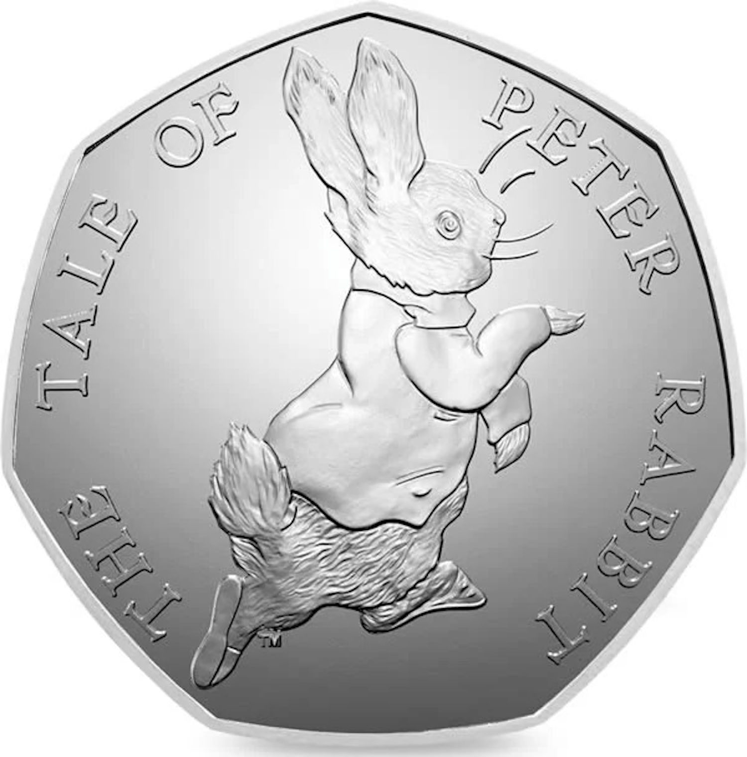 50 Pence - Elizabeth II 5th portrait; Peter Rabbit reverse
