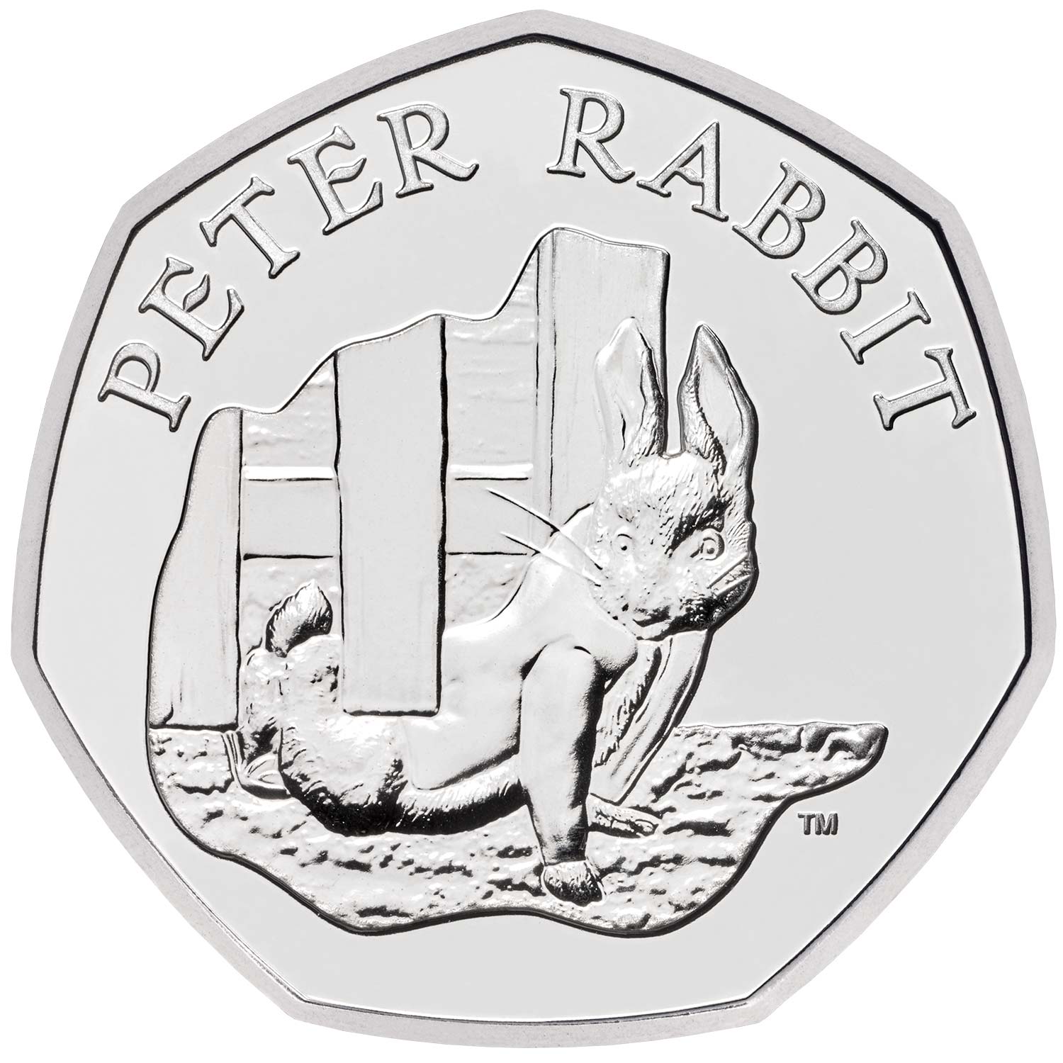 50 Pence - Elizabeth II 5th Portrait; Peter Rabbit reverse