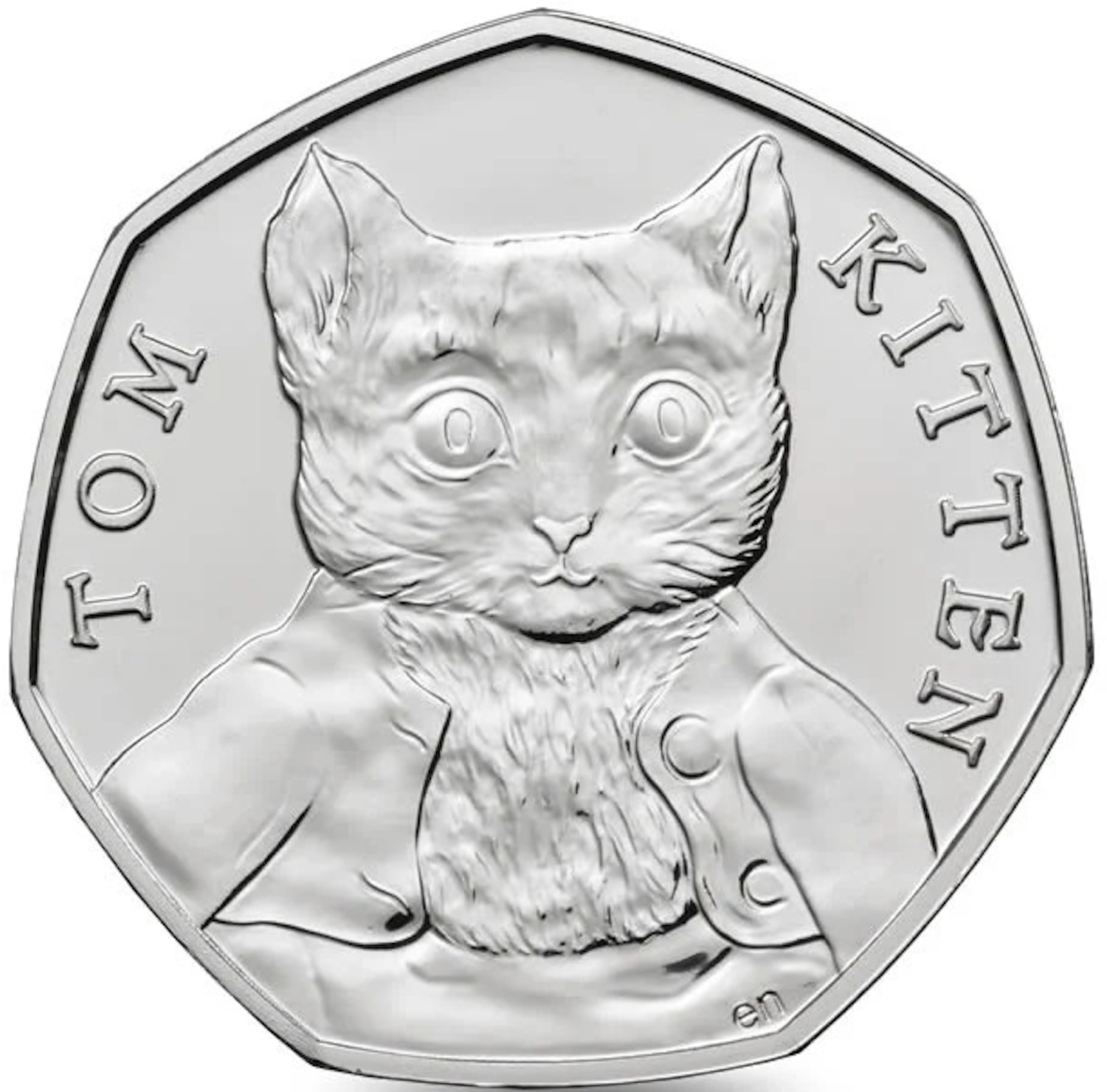 50 Pence - Elizabeth II 5th portrait; Tom Kitten reverse