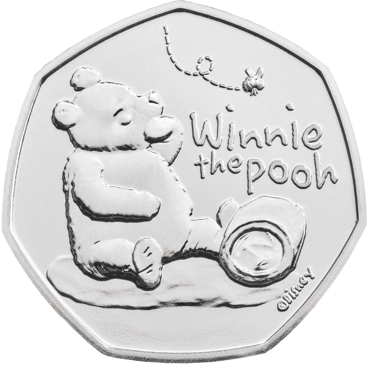 50 Pence - Elizabeth II 5th portrait; Winnie The Pooh reverse