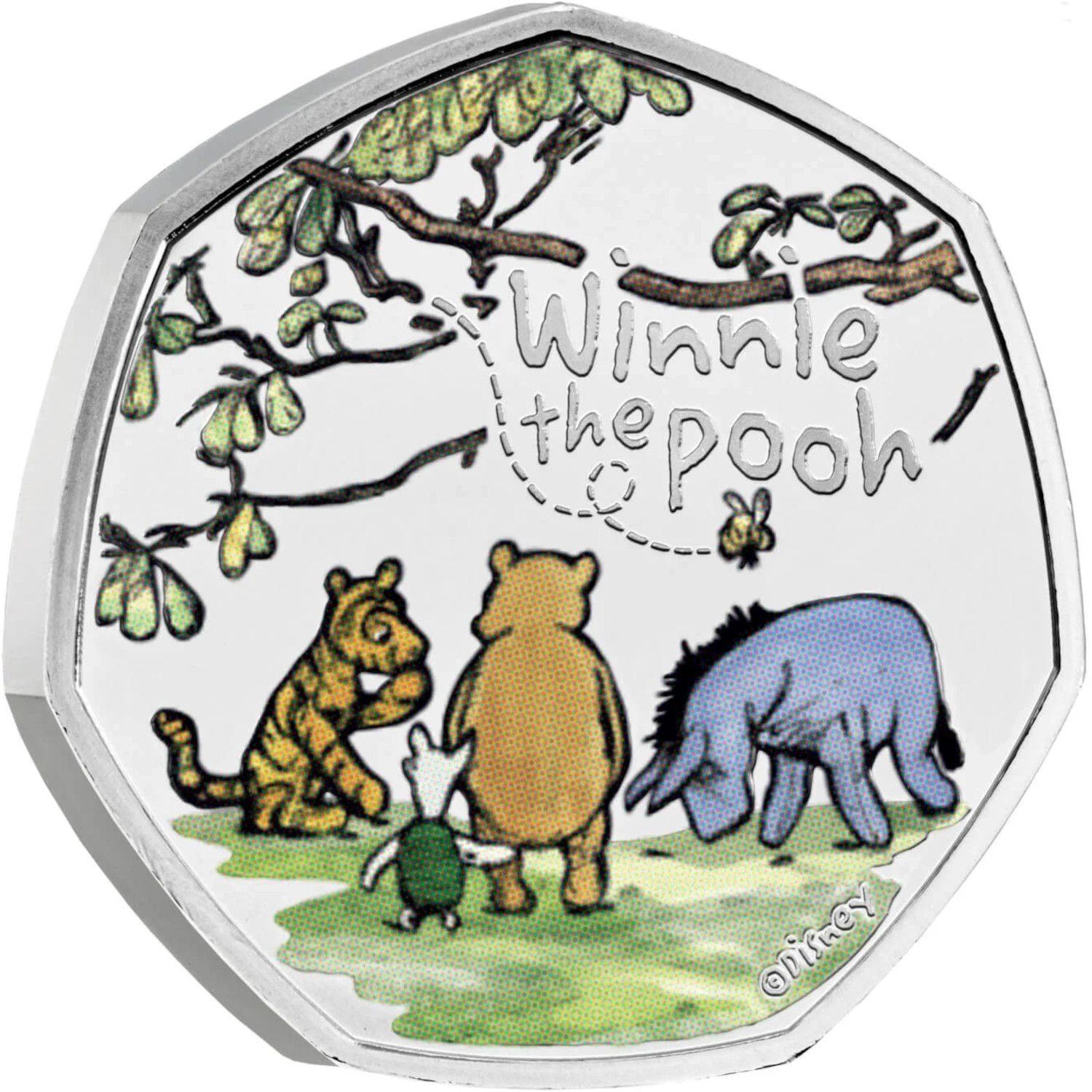 50 Pence - Elizabeth II 5th portrait; Winnie The Pooh and Friends reverse