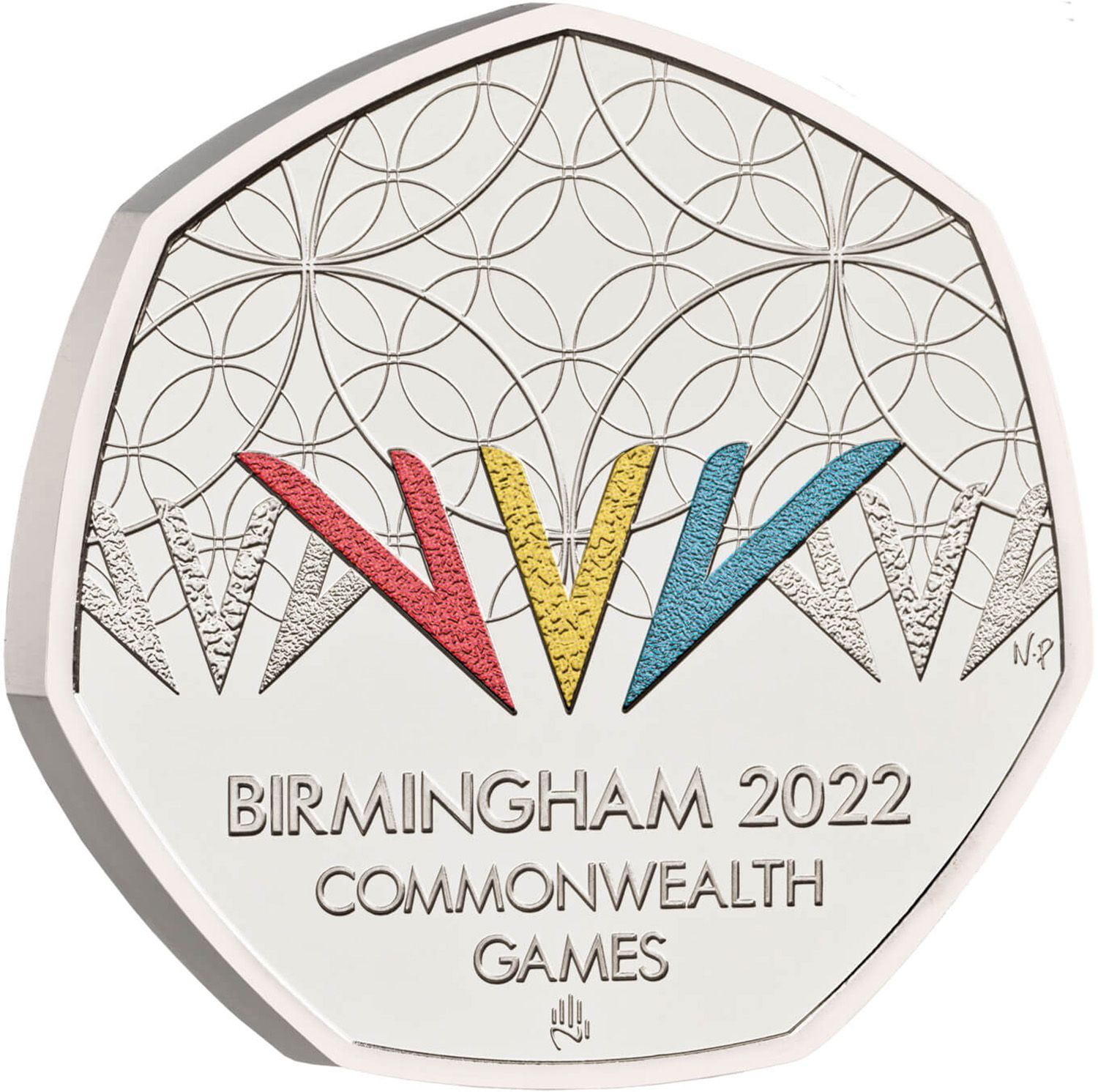 50 Pence - Elizabeth II 5th portrait; XXII Commonwealth Games - Northern Ireland reverse