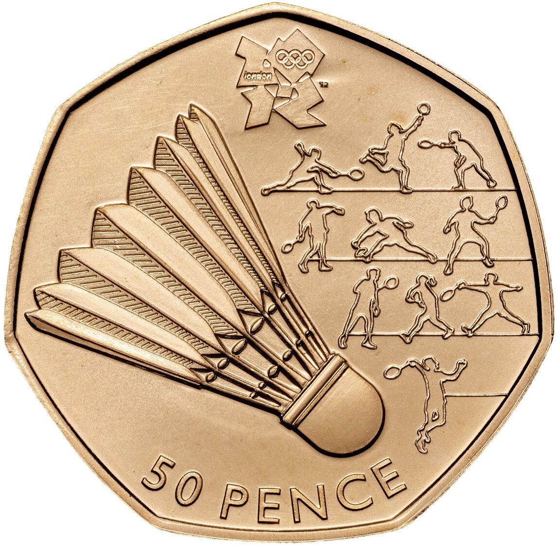 50 Pence - Elizabeth II Badminton; Gold Proof