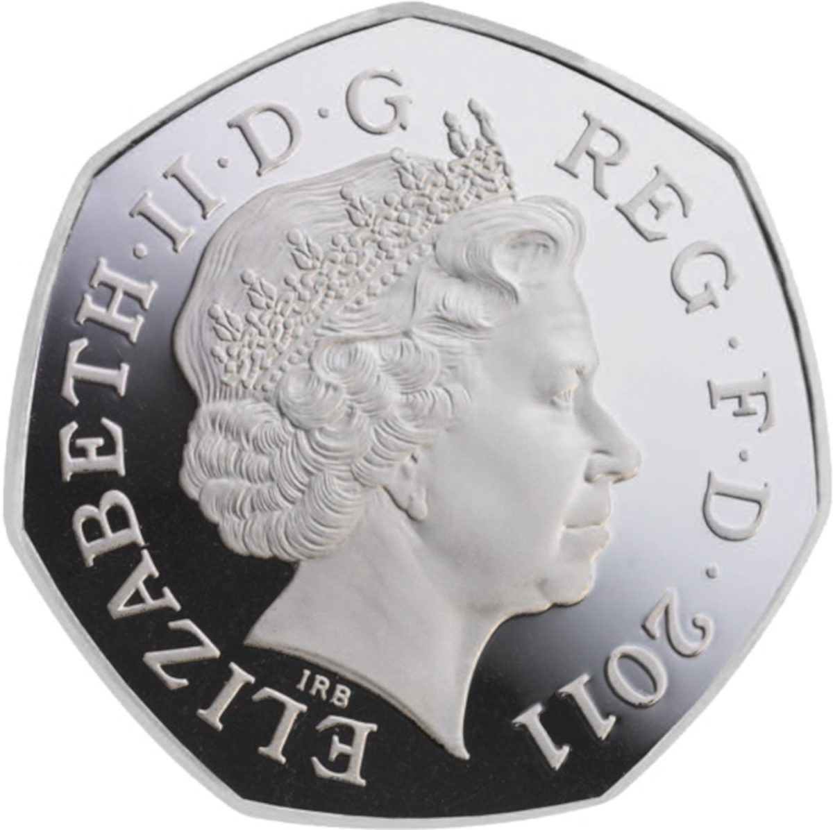 50 Pence - Elizabeth II Badminton; Silver obverse