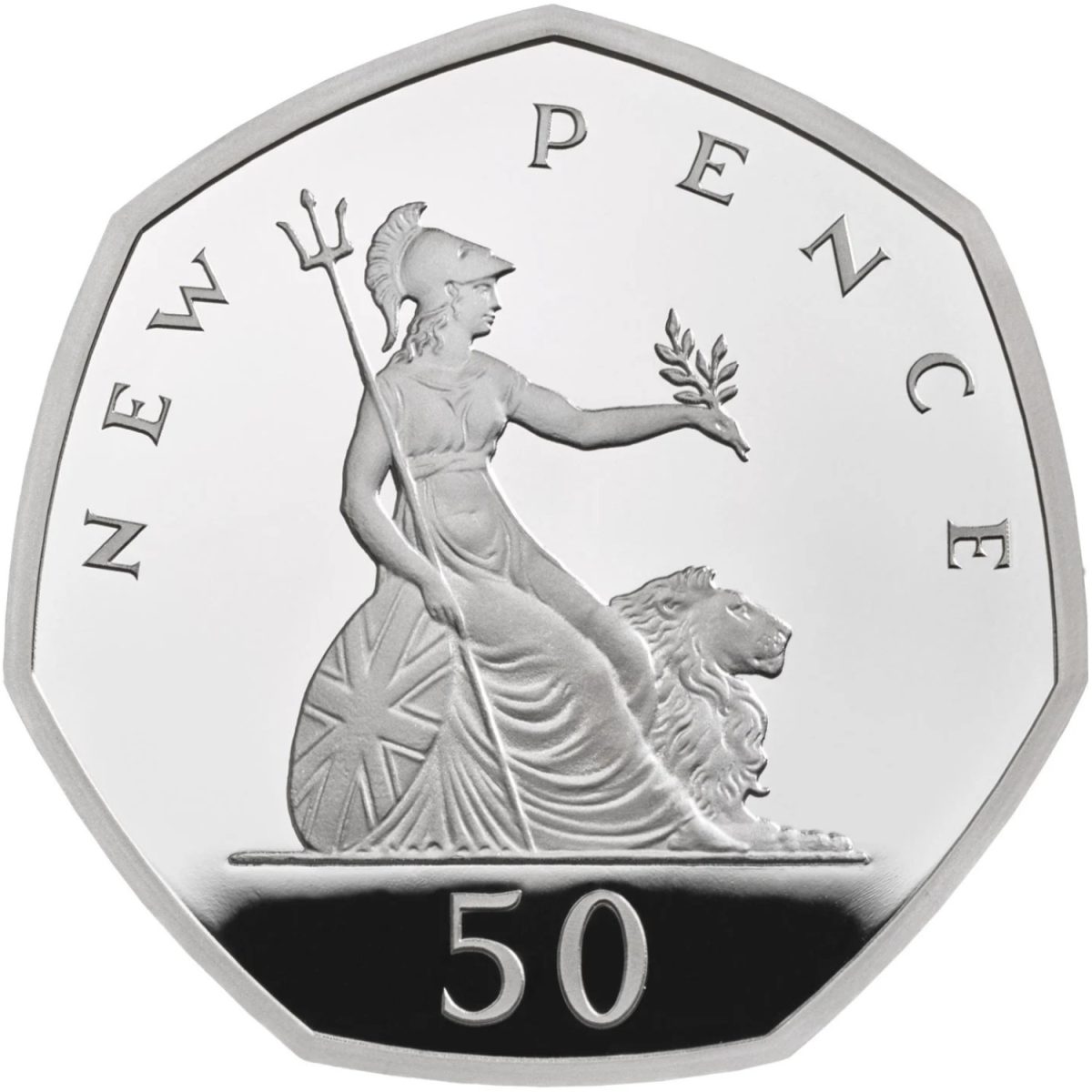 50 Pence - Elizabeth II Britannia; Silver Proof