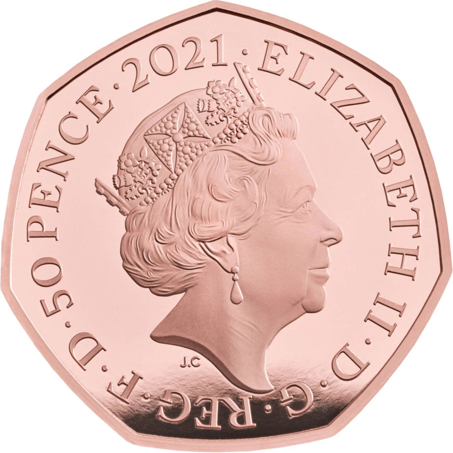 50 Pence - Elizabeth II Charles Babbage; Gold Proof obverse