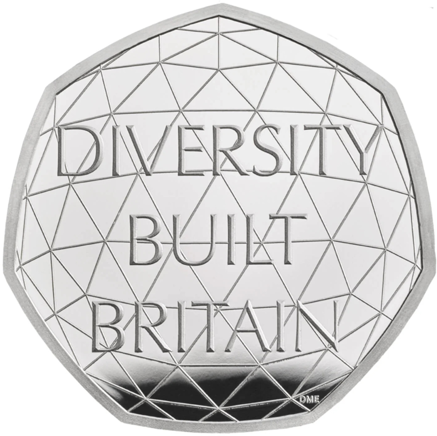 50 Pence - Elizabeth II Diverse Britain; Silver Proof reverse