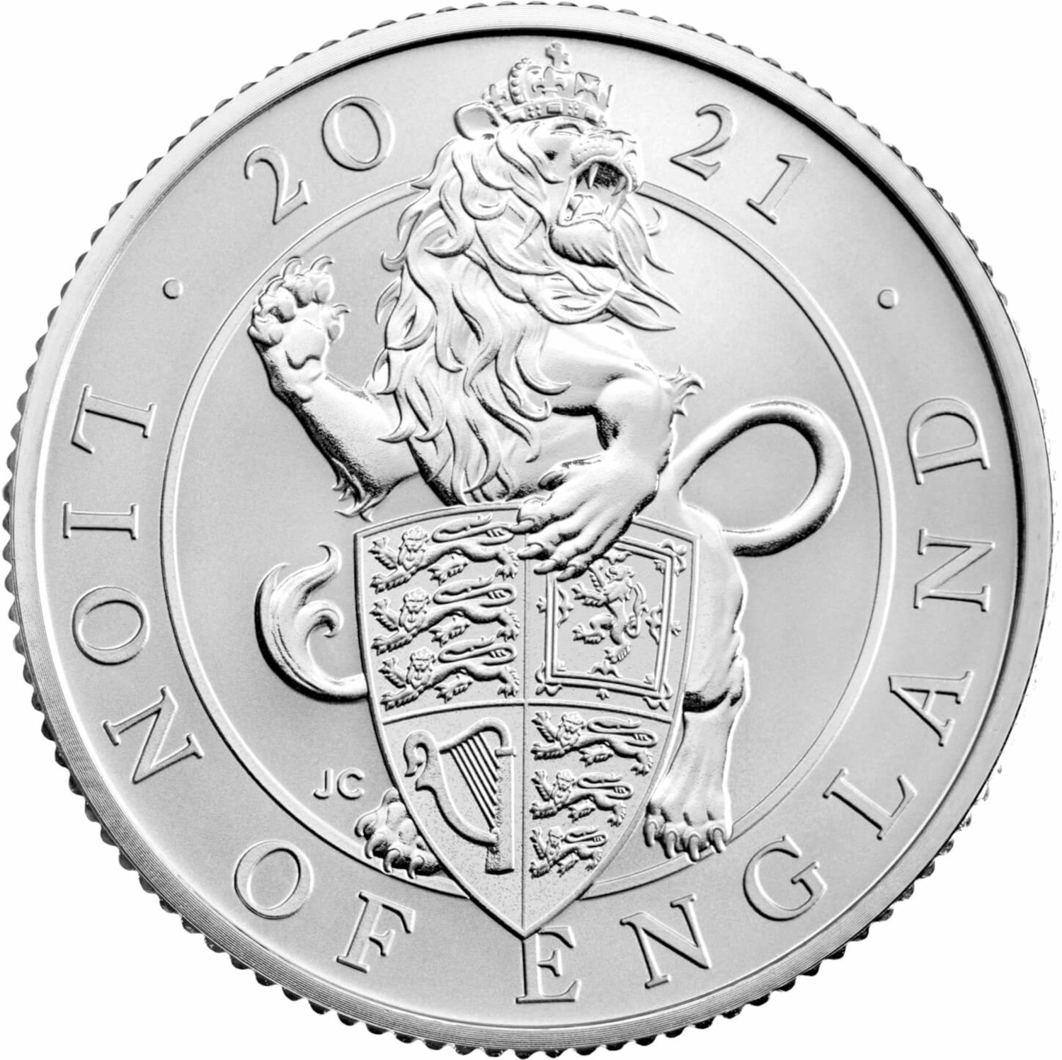 50 Pence - Elizabeth II Lion of England; Silver Proof reverse