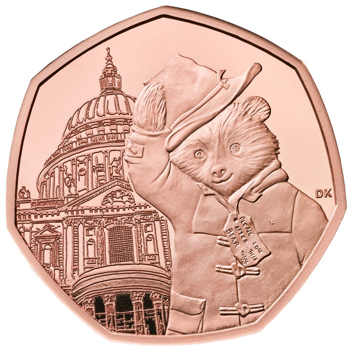 50 Pence - Elizabeth II Paddington at St Paul's; Gold proof