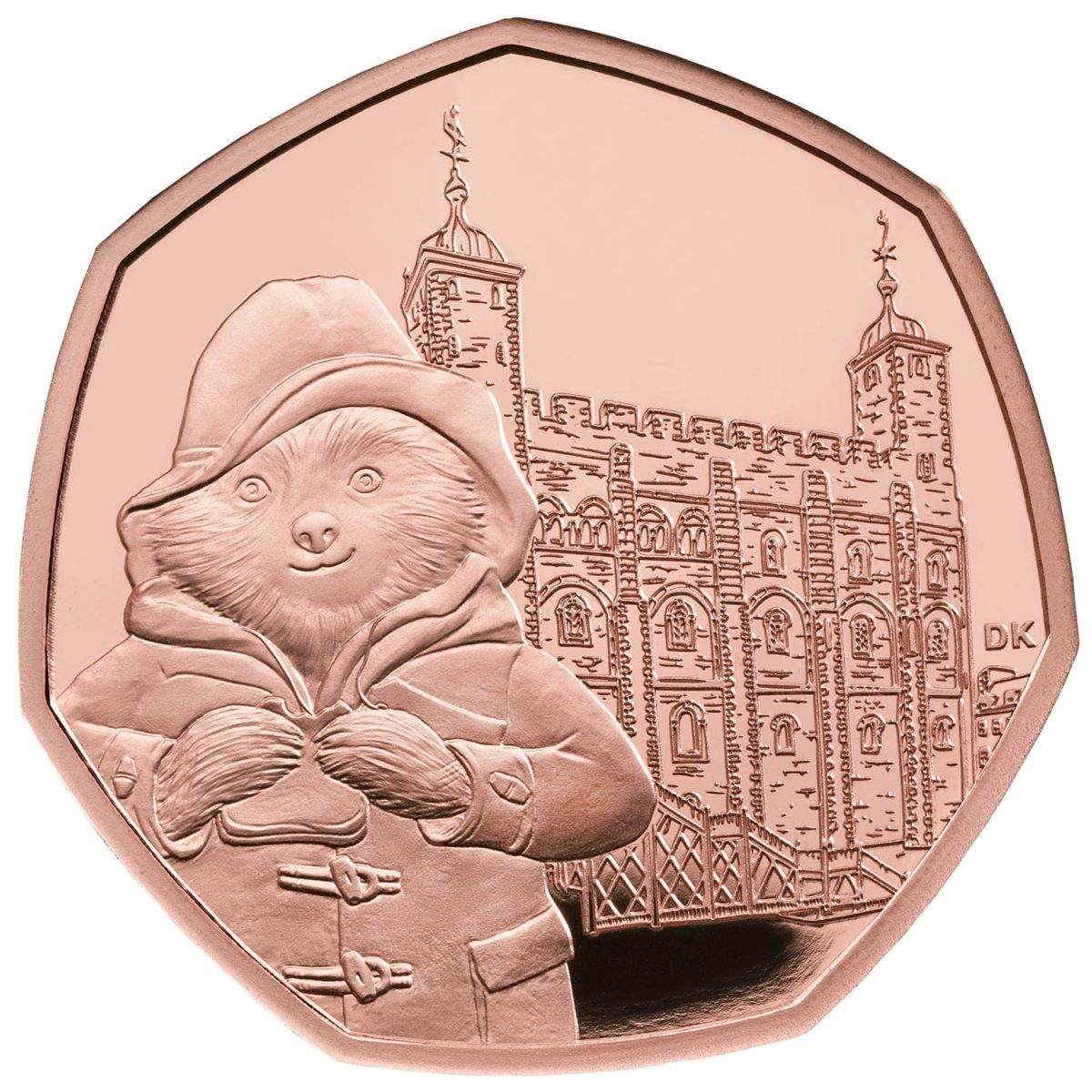 50 Pence - Elizabeth II Paddington at the Tower; Gold Proof
