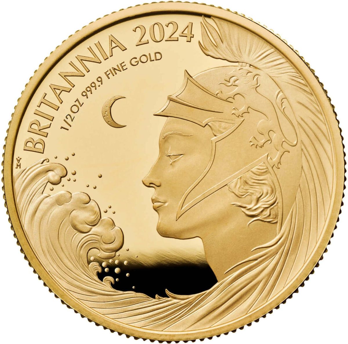 50 Pounds - Charles III 1/2 oz Fine Gold