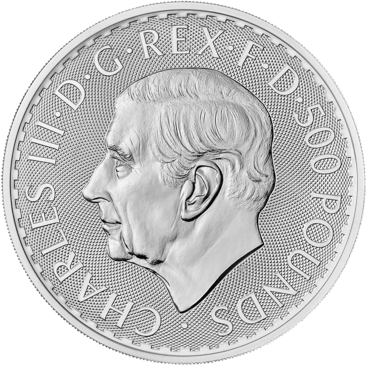 500 Pounds - Charles III 1 kg Fine Silver obverse