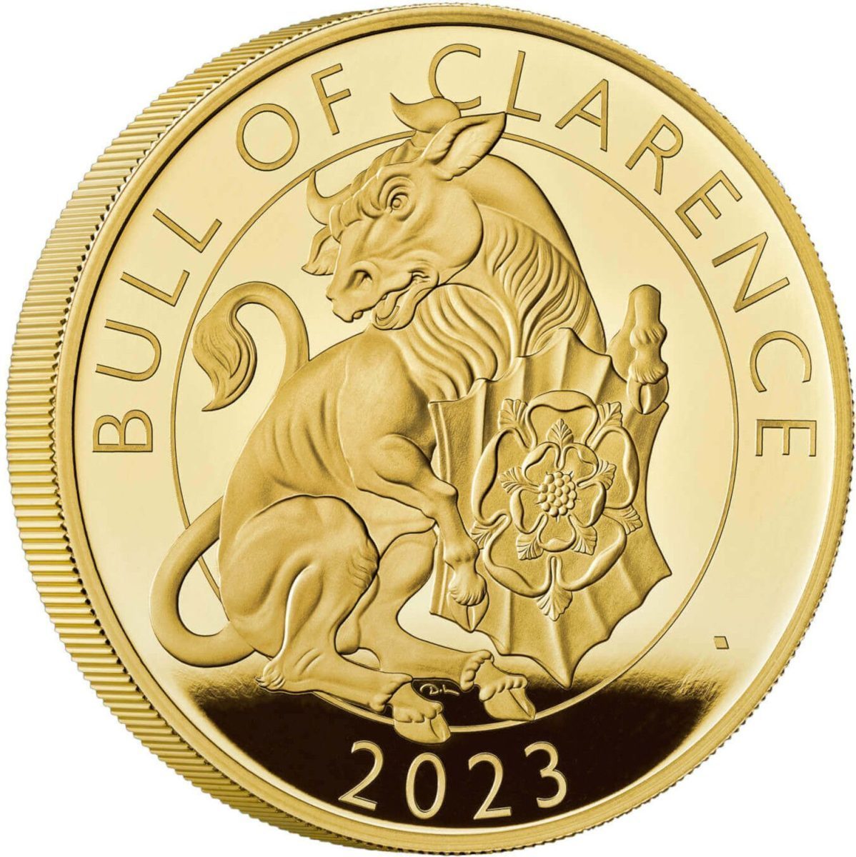 500 Pounds - Charles III Bull of Clarence; Gold Proof