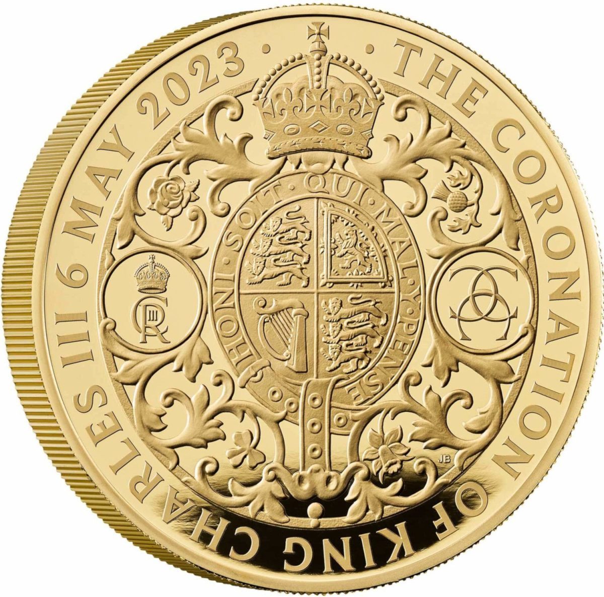 500 Pounds - Charles III Coronation; Gold Proof