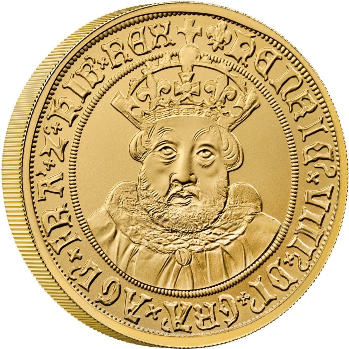 500 Pounds - Charles III Henry VIII; Gold Proof