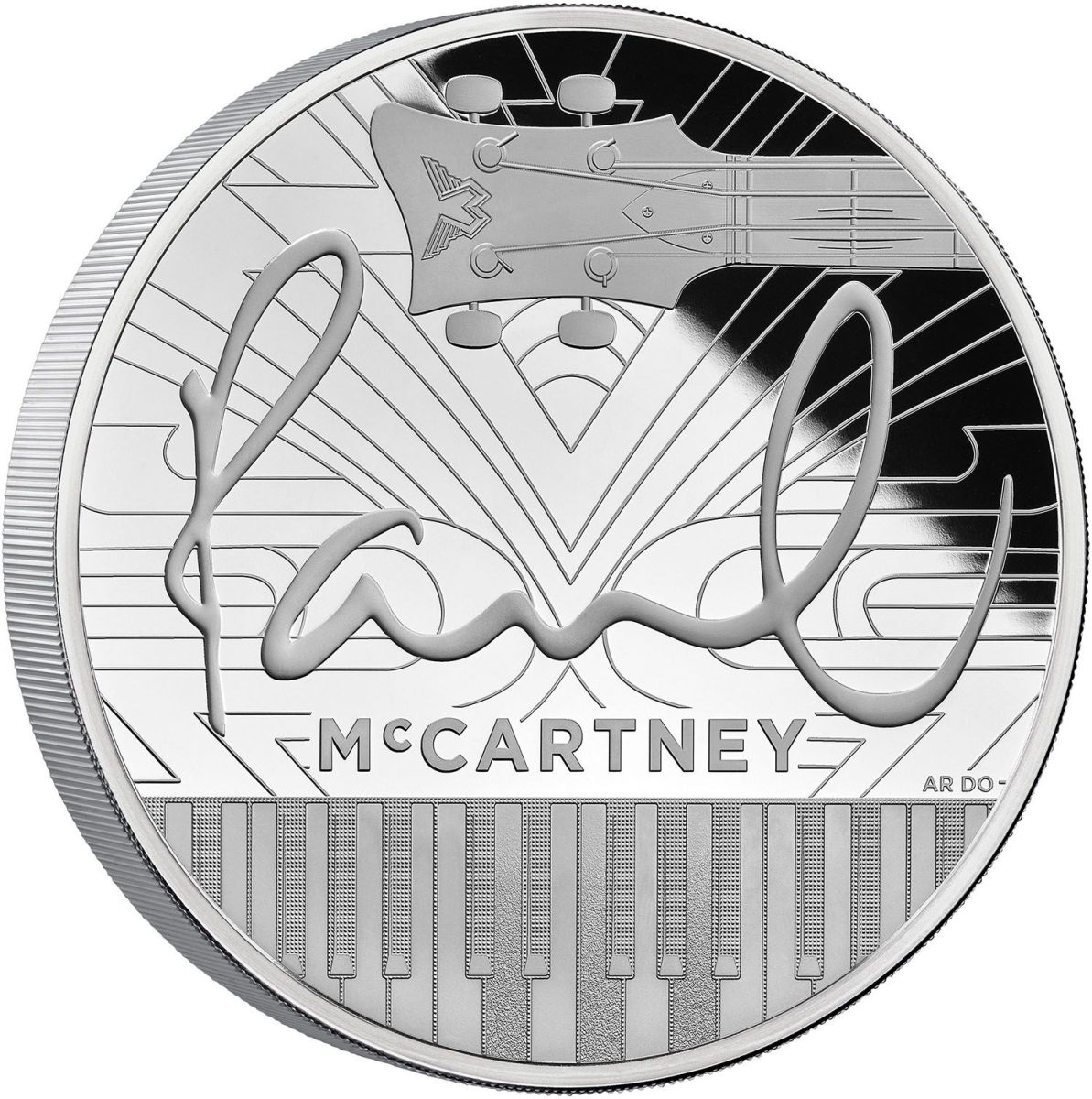 500 Pounds - Charles III Paul McCartney; Silver Proof