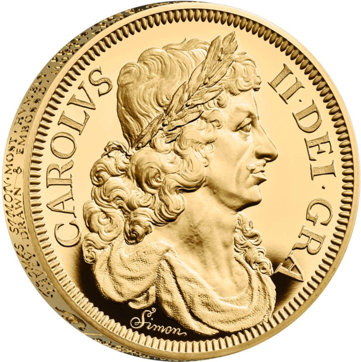 500 Pounds - Charles III Petition Crown, Portrait; Gold Proof