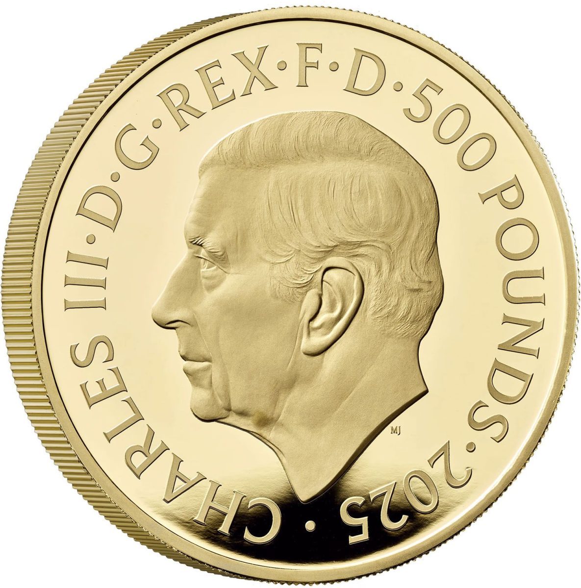 500 Pounds - Charles III Queen's Panther; Gold Proof obverse