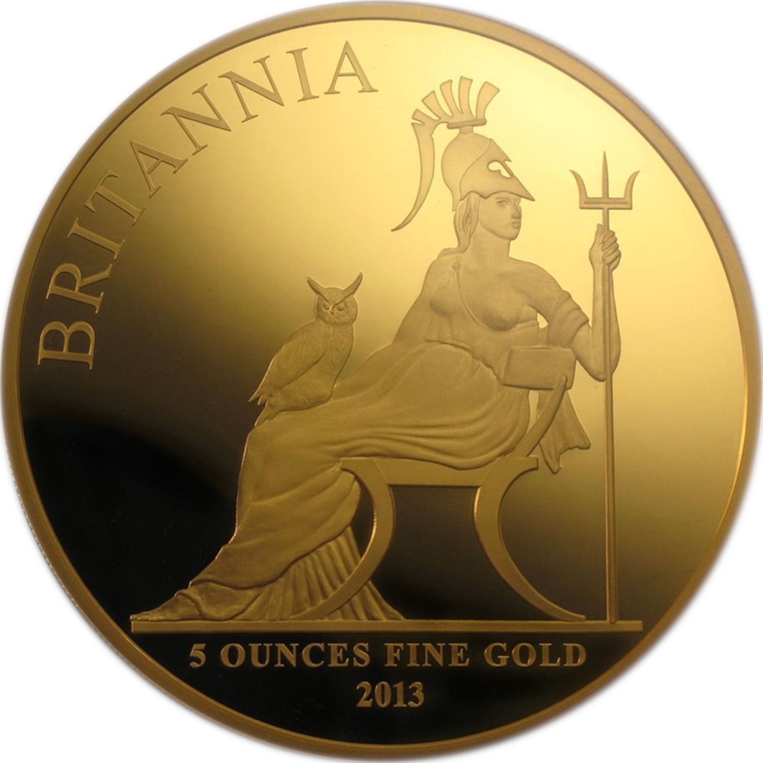 500 Pounds - Elizabeth II 4th portrait; 5 oz Fine Gold