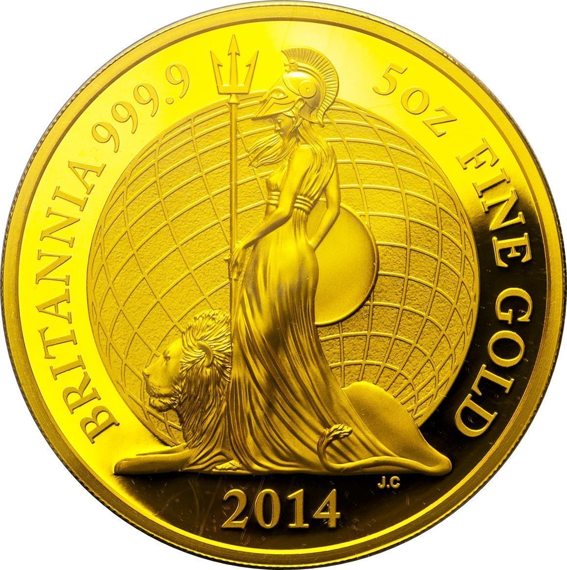 500 Pounds - Elizabeth II 4th portrait; 5 oz Fine Gold