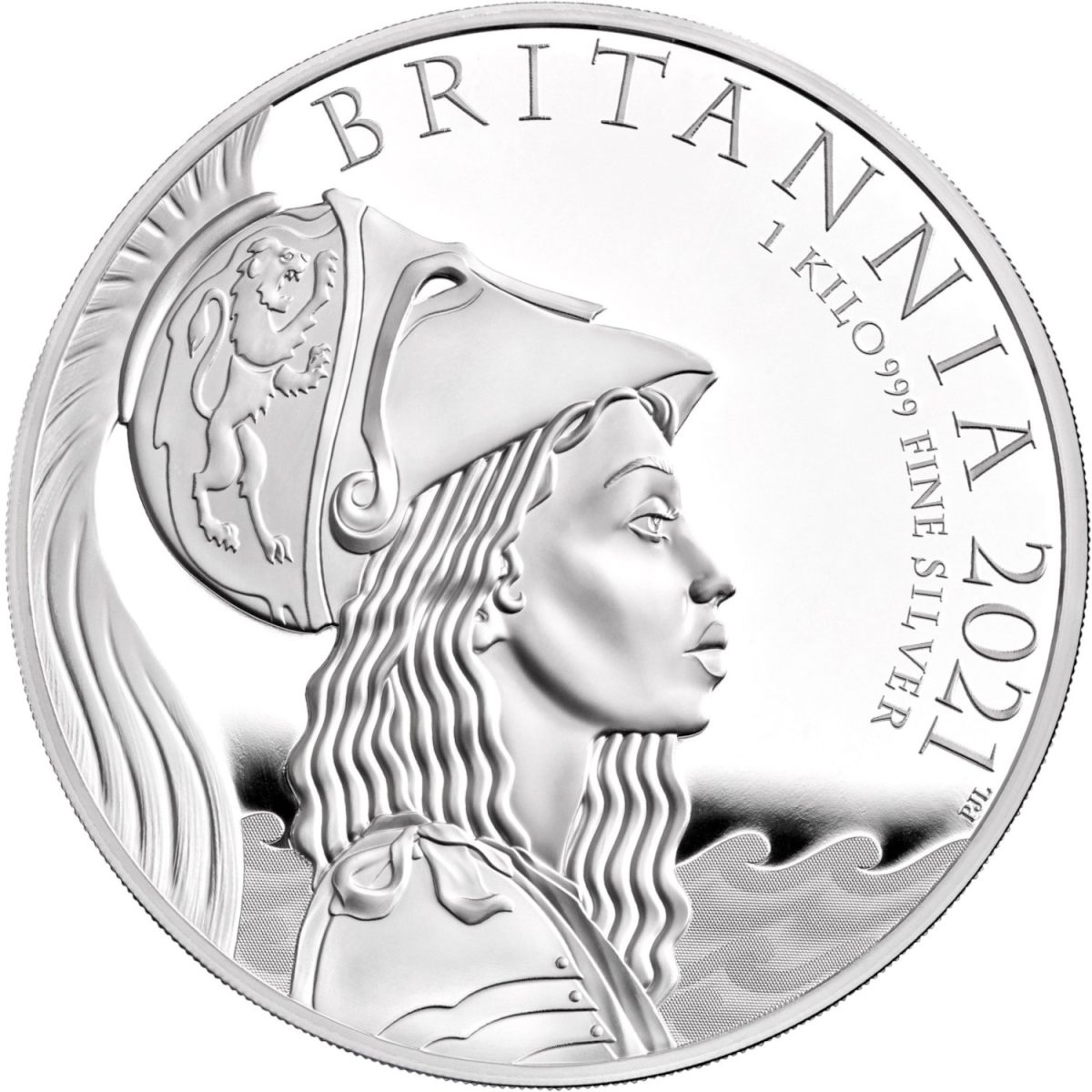 500 Pounds - Elizabeth II 5th portrait; 1 kg Fine Silver reverse