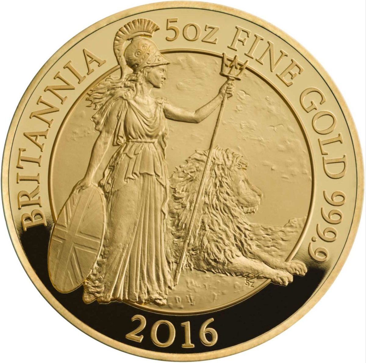 500 Pounds - Elizabeth II 5th portrait; 5 oz Fine Gold
