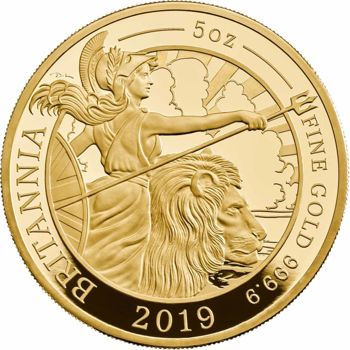 500 Pounds - Elizabeth II 5th portrait; 5 oz Fine Gold