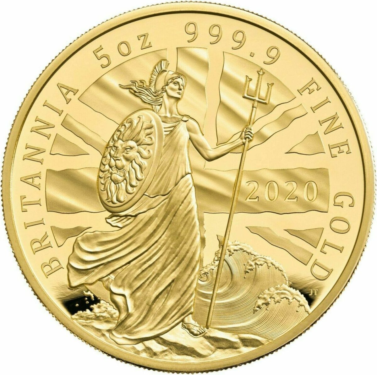 500 Pounds - Elizabeth II 5th portrait; 5 oz Fine Gold
