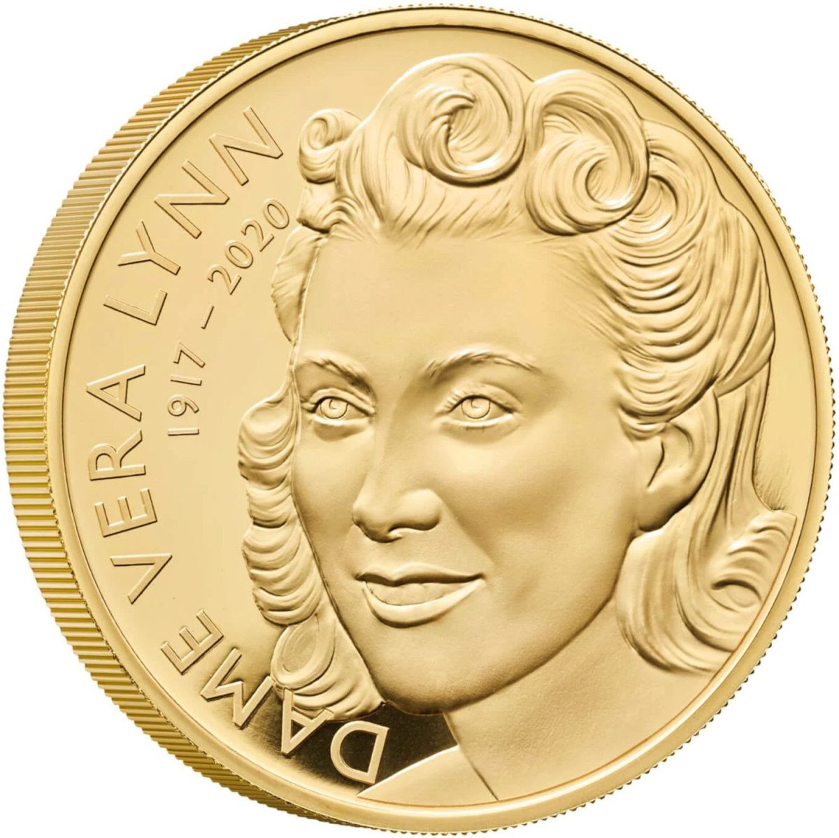 500 Pounds - Elizabeth II Dame Vera Lynn; Gold Proof