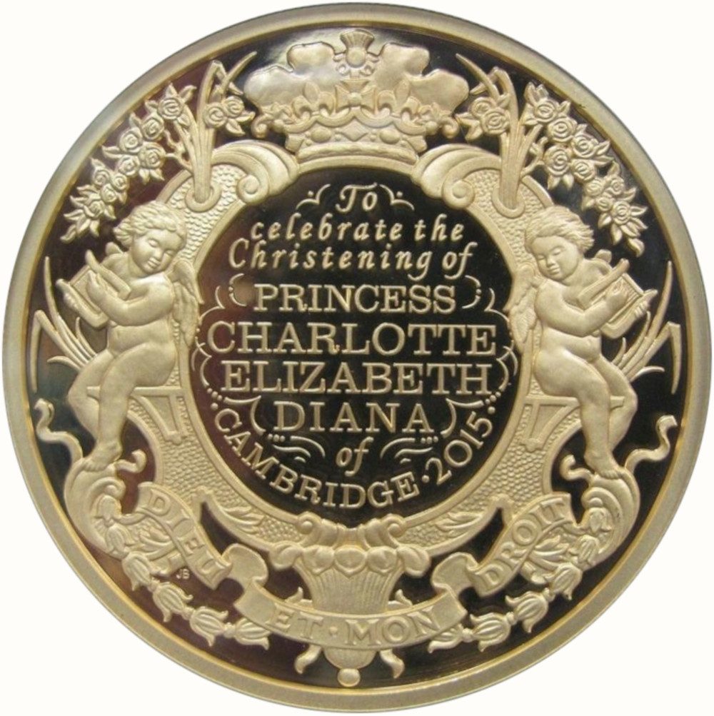 500 Pounds - Elizabeth II Royal Christening; Gold Proof