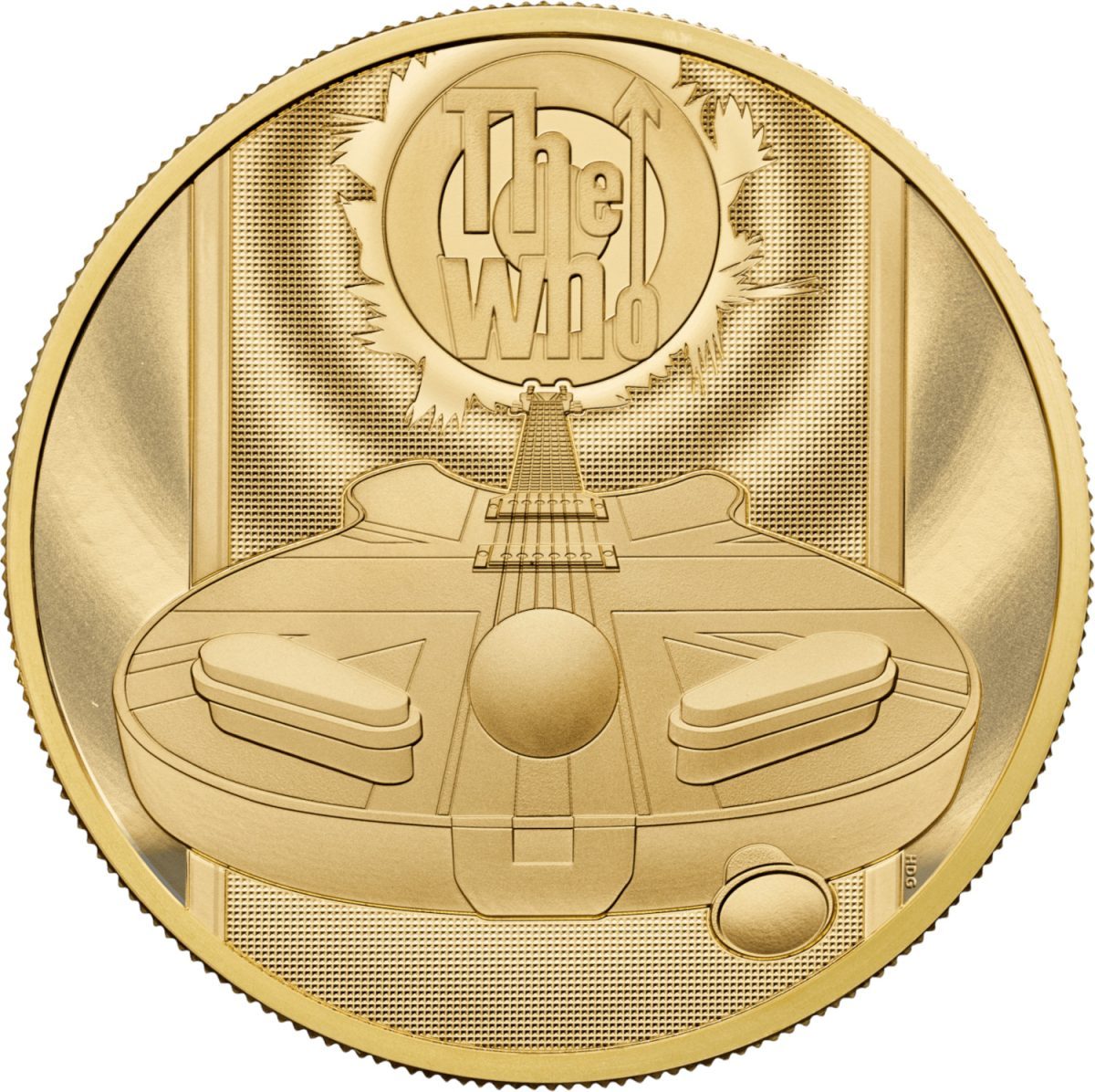 500 Pounds - Elizabeth II The Who; Gold Proof