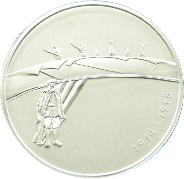 500 Pounds - Elizabeth II World War I; Silver Proof